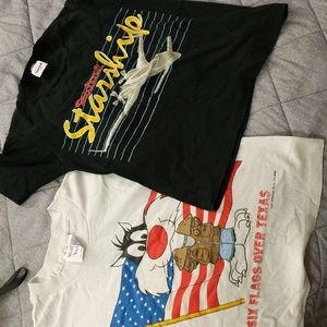 Throw back t shirts .from 1988